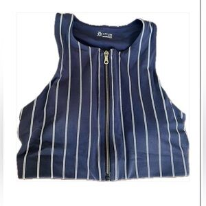 Aerie Navy Striped Bra